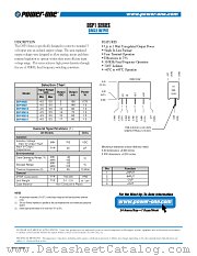 DSP1N5S5 datasheet pdf Power-One