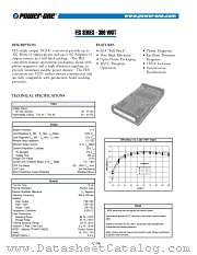 FES200ZE-A datasheet pdf Power-One
