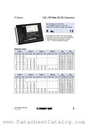 DP2001-7R datasheet pdf Power-One