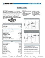 HBS033YE-A datasheet pdf Power-One