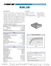 HBS075ZG-A datasheet pdf Power-One