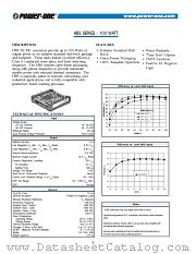 HBS100YJ-A datasheet pdf Power-One