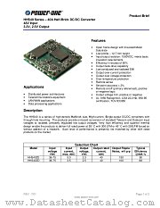 HHS40ZD datasheet pdf Power-One