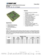 HHS60ZE datasheet pdf Power-One