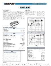 LES015YJ datasheet pdf Power-One