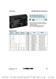 LM1001-7R datasheet pdf Power-One