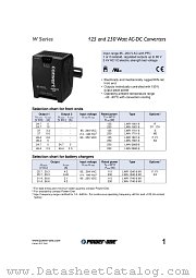 LWR1740-6M1 datasheet pdf Power-One