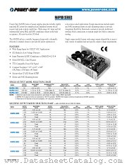 MAP80-4001 datasheet pdf Power-One