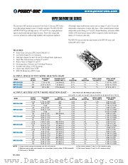 MPU150-S259 datasheet pdf Power-One