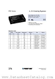PSC159-2 datasheet pdf Power-One