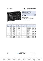 PSL5A10-7R datasheet pdf Power-One