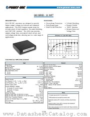 QAS050ZG datasheet pdf Power-One