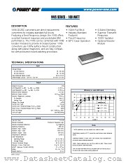 VWS100YL datasheet pdf Power-One