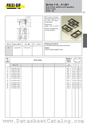110-93-422-41-801 datasheet pdf Precid-Dip Durtal