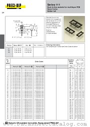 111-93-318-41-001 datasheet pdf Precid-Dip Durtal