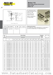 116-93-314-41-006 datasheet pdf Precid-Dip Durtal