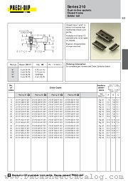 210-97-320-41-001 datasheet pdf Precid-Dip Durtal