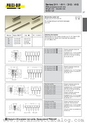 315-99-116-41-001 datasheet pdf Precid-Dip Durtal