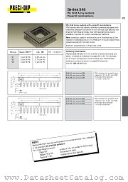 546-99-108-12-101-035 datasheet pdf Precid-Dip Durtal