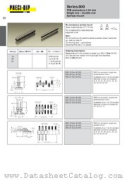800-90-016-30-001 datasheet pdf Precid-Dip Durtal
