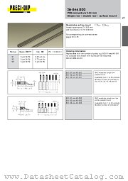 801-99-016-40-002 datasheet pdf Precid-Dip Durtal
