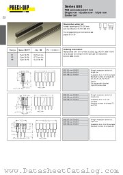 805-91-016-10-001 datasheet pdf Precid-Dip Durtal