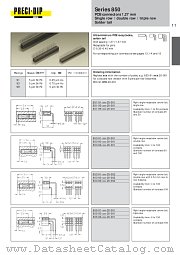 853-91-016-20-001 datasheet pdf Precid-Dip Durtal