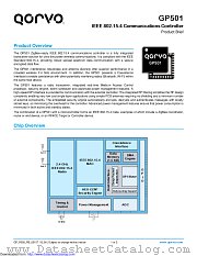 GP501 datasheet pdf Qorvo