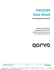 PAC5250 datasheet pdf Qorvo