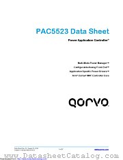 PAC5523 datasheet pdf Qorvo