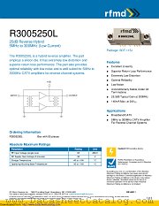 R3005250L datasheet pdf Qorvo