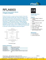 RFLA9003 datasheet pdf Qorvo
