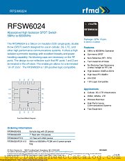 RFSW6024 datasheet pdf Qorvo