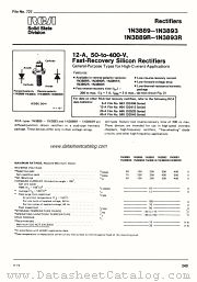 1N3889R datasheet pdf RCA Solid State