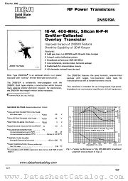TA7532 datasheet pdf RCA Solid State