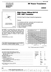 TA7941 datasheet pdf RCA Solid State