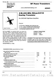 TA7982 datasheet pdf RCA Solid State