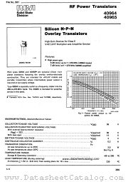 TA7588 datasheet pdf RCA Solid State