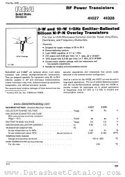 TA8650 datasheet pdf RCA Solid State
