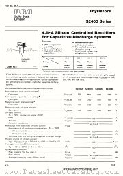 S2400B datasheet pdf RCA Solid State