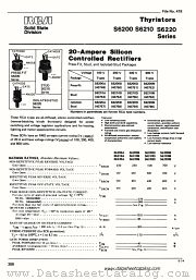S6200D datasheet pdf RCA Solid State
