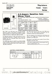 T2311A datasheet pdf RCA Solid State