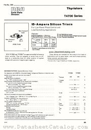 T4700B datasheet pdf RCA Solid State