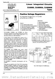 CA3085 datasheet pdf RCA Solid State