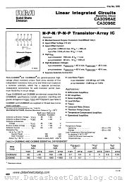 CA3096E datasheet pdf RCA Solid State