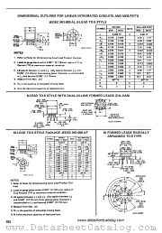 DIMENSIONAL OUTLINES datasheet pdf RCA Solid State