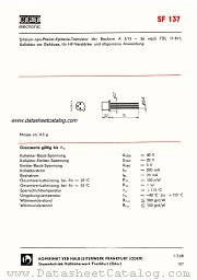 SF137A datasheet pdf RFT