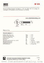 SF215 datasheet pdf RFT