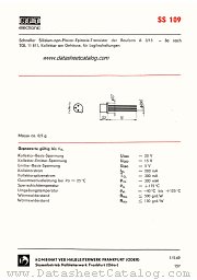 SS109B datasheet pdf RFT