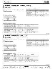 2SD2444K datasheet pdf ROHM